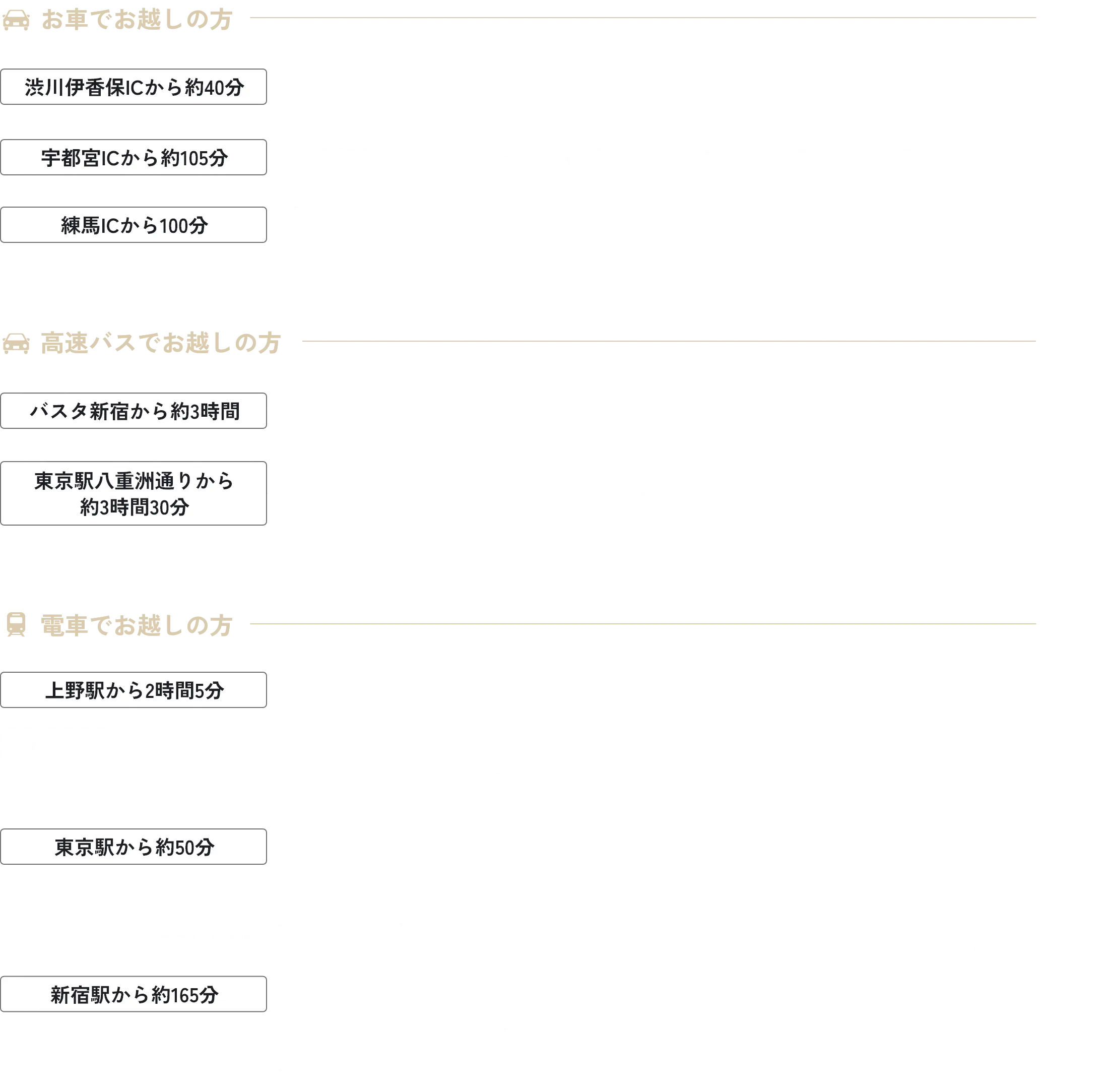 アクセス